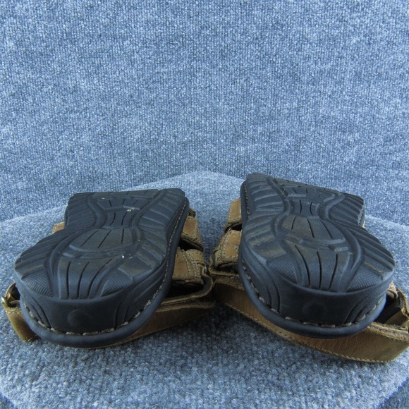 Clarks  Men Gladiator Sandals Brown Leather Hook & Loop Size 10 Medium - Picture 10 of 10